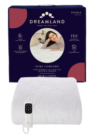 Dreamland bamboo heated underblanket with controller and packaging